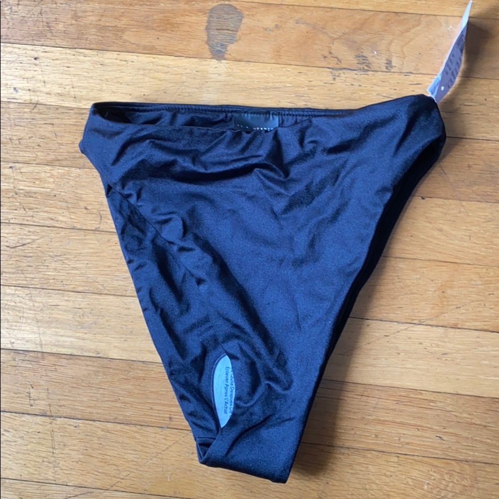 Pacsun LA Hearts Black High Waisted Bikini Bottoms